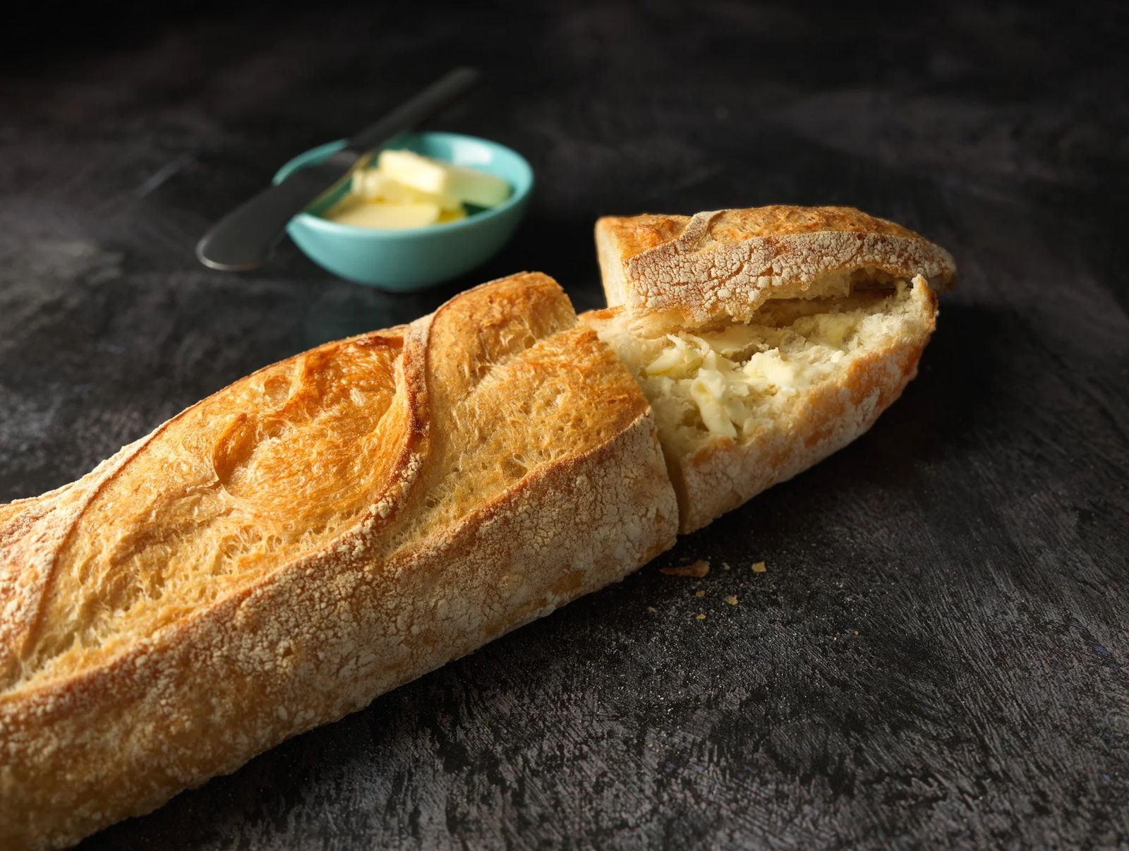 French Baguette with Butter